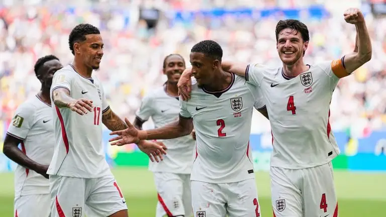 2026年世界杯 - 法国4-6英格兰:萨卡的帽子戏法助三狮军团夺得季军
