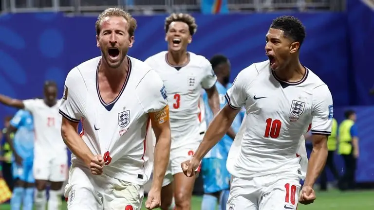 2026年世界杯:英格兰2-1击败刚果民主共和国,凯恩双响助三狮逆转晋级16强